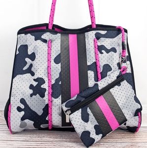 Camo Neoprene Tote Bag